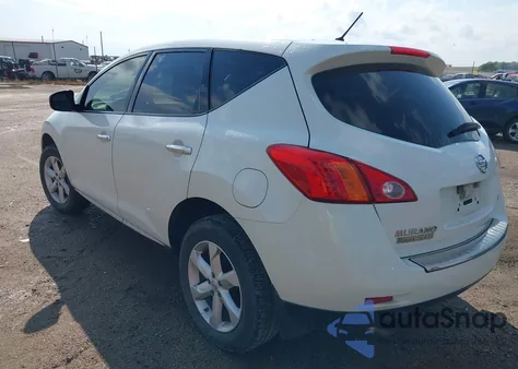 2009 Nissan Murano S z USA, uszkodzony, nr VIN JN8AZ18U09W019427